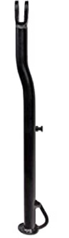 Seitenständer Schwarz passend für Rieju SMX 2006, MRX 2001–2007 50 ccm – stabiler Ständer aus Stahl – einfache Montage – Moped Seitenstütze für sicheren Stand