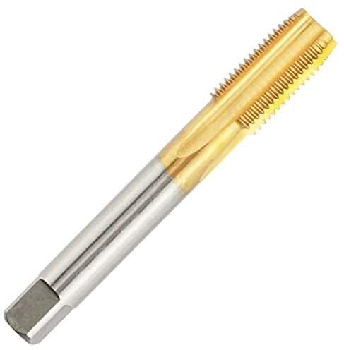 Aceteel Taraud à métaux HSS 5/8-24 UNEF Ti-Coated 5/8 x 24 UNEF filetage revêtement titane pour droitier