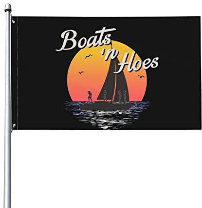 Garden Flag Boats N Hoes Prestige Worldwide Decor Flag Pride Banner Sign Flag Outdoor Banner Flags Funny Flag For Carnivals Parades Party 90x150 cm