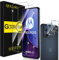 QULLOO Pellicola Vetro Temperato per Motorola Moto G84 5G [2 Pezzi] + Pellicola Lente Fotocamera [2 Pezzi], Durezza 9H Vetro Protezione Anti Graffio Schermo Protettivo