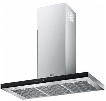Franke T-Shape Avant-Silence Wandhaube 90 cm Edelstahl/schwarzes Glas