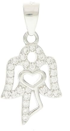 Beneto Anhänger Silber Anhänger mit Zirkonen Engel AGH678 sBE1184 Marke, Estándar, Nicht-Edelmetall, Kein Edelstein