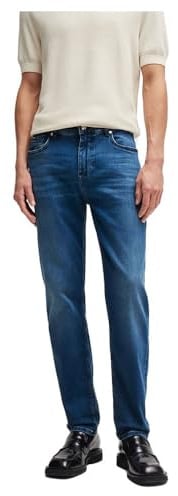 BOSS Herren H-Re.Maine Maine Regular-Fit Jeans aus besonders softem blauem Denim Blau 36/30