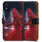 DeinDesign Klapphülle kompatibel mit Apple iPhone Xr Handyhülle aus Kunst Leder schwarz Flip Case Waffe Soldat Star Wars
