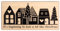 Rayher Stempel Little Town, 4x8cm, 29271000