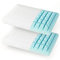 COSTWAY Kühlendes Kopfkissen 2er Set, 40x60cm, Kühlkissen zum Schlafen, Gelkissen mit maschinenwaschbarem Bezug, Gel Memory Foam Kissen für schmerzlindernden Schlaf