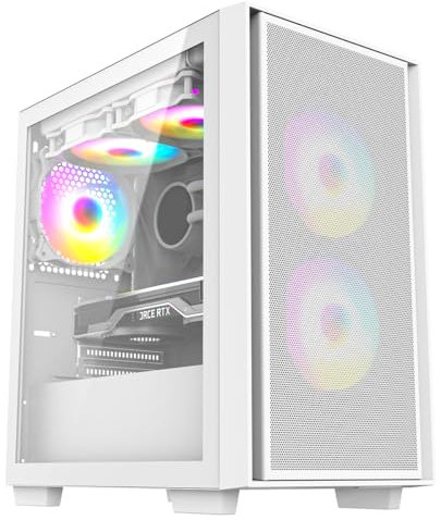 OCHW Level 4 White Gaming PC, Ryzen 3200g Quad Core • Radeon HD Graphics • 16GB 3200MHz DDR4 • 240GB SSD • 600W PSU • Gaming Case • WIFI • Windows 11 Pro