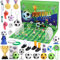 LIHAO Adventskalender Fußball Set Jungen Fußball Partygeschenke Geschenke für Jungen Fußball Armbänder Schlüsselanhänger Tattoos Trillerpfeifen 2024