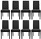 Cokaca Elastischer Stuhlhussen 8er Set Schwingstuhl,Staubdicht Und Fleckdicht,Die Stuhlhussen Schwingstühle Ist Leicht Zu Zerlegen Und Maschinenwaschbar,Für KüChen, Restaurants, Bankette, Hochzeiten