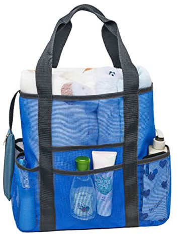 GREENADSCAPE 1pieza Bolsa De Playa De Grande y Ligera Tote Multifuncional Para Juguetes Toallas Picnics y Al Mercado