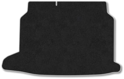 Fits Toyota Yaris Cross (2020+) [Full Hybrid] Carpet Boot Mat | Grey Edge Trim Tailored Fit Boot Liner Full Coverage Protection Accessories Easy Clean Anti Slip Made in the UK