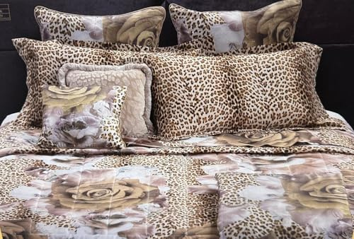 Roberto cavalli - Sacco Copripiumino - 100% Morbido Cotone - Set Copripiumino - Copripiumino Matrimoniale Cotone - Completo Parure Letto - Sacco Piumino