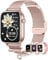 Erkwei Orologio Smartwatch Donna con Effettua/Risposta Chiamate 4 Cinturini 1,83 Orologio Donna Contapassi Frequenza Cardiaca Sonno 110+ Sportive Smart Watch per Android/iOS, Oro Rosa