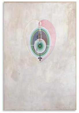 Poster mit schwedischer Malerin, Hilma Af Klint, abstraktes Gemälde, 7 Stück, Bilddruck, Leinwand, Poster, Wandfarbe, Kunstposter, Dekoration, moderne Wohnkunstwerke, 20 x 30 cm