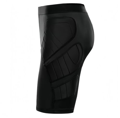 Topeter Torwart-Kompressions-Shorts, gepolsterte Fußball-Schiebe-Unterhose
