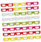 Abaodam 30pcs Flache 3D -Brille Karton Rahmen Brillen Eyewear Klassenzimmer Belohnungen Geburtstagsfeier Für 3D -Filme Und Spiele
