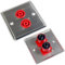 Loops Speakon Speaker Cable Socket - Wall Face Plate Outlet