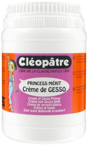 Cléopâtre - PAM250-1C - Peinture Acrylique Princess Merit - Crème de gesso - Flacon 250 ml