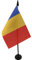 AZ FLAG - Tischflagge Tschad - 15x10 cm - Tschadische Tischfahne 10 x 15 Cm - Flaggen