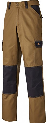 Dickies ED24/7T KHB 46 Everyday Trousers Khaki/Black, Sz 46, 56 EU