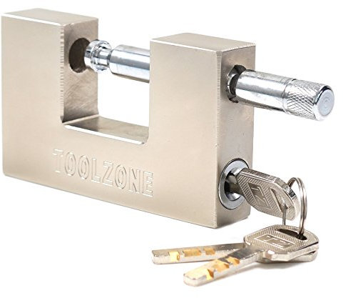 Large 100mm Anti-Theft Shutter Padlock - High Security Container/Shop Door Lock Up