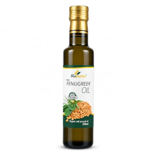 Biopurus Certified Organic Cold Pressed Fenugreek Seed Oil 250ml