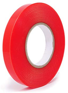 gws Doppelseitiges Klebeband 1 Rolle 19 mm x 50 m, extra stark haftend, transparentes Montageband, UV-beständig, universell einsetzbares Doppelklebeband, versch. Breiten 6-50 mm