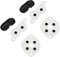 Comimark 2Set di sostituzione del pulsante in gomma siliconica per controller NES conduttivo pad gamepad