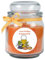 HS Candle Duftkerze im Bonbonglas zur Kommunion, Duft: Honigmelone (Orange), 300g - Brenndauer bis zu 70 Stunden, Kerze aus Glas mit Duft