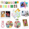 JXE Instant Camera Accessories Bundles Kit 9 in 1 Photo Frame Film Decoration Pictures Sticker Compatible with Fujifilm Instax Mini 8 8+ 9 Cameras Set-PK