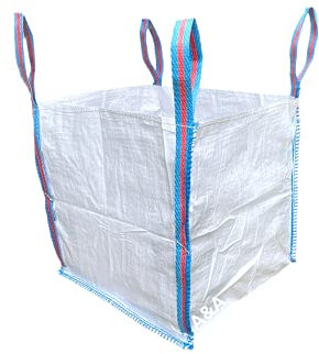 A&A SUPPLIES UK - 1 x 1/2 Half a Tonne FIBC Bulk Builders Bags Strong Garden Waste Heavy Duty Industrial Woven Material Jumbo Sacks Ton (1)