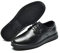 Zapato Cocina Antideslizante Hombre Cuero Comodos Transpirables Trabajo Calzado de Seguridad Mocasín de Hosteleria