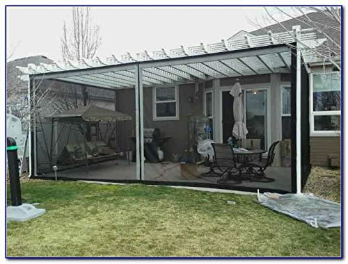 Mosquito Net Netting Screen Awning Canopy Patio Enclosure New (Size: 10x10ft.) (10x10ft.)