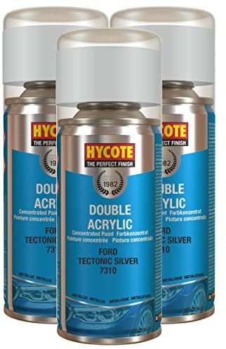 Hycote Ford Tectonic Silver 150ml (Pack of 3)