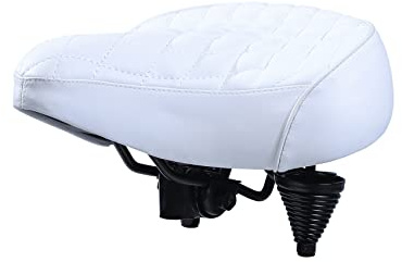 Extra Wide Comfortable Beach Cruiser Bike Seat with Suspension,Ideal Bike Seats for Tall and Burly Figure People,Electra Bike Seat Replacement for Strong Men and Beautiful Women.