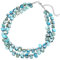 BULINLIN Boho Shell Beaded Necklaces Colorful Layered Beach Seashell Necklace Costume Jewellery Gifts for Women(Turquoise)