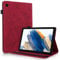 AsWant Coque Étui pour Samsung Tab A8-10.5 2021 SM-X200 SM-X205 SM-X207 - Housse Étui de Protection en Cuir PU avec Fonction Support/Portefeuille Housse pour Galaxy Tab A8 (Rouge)