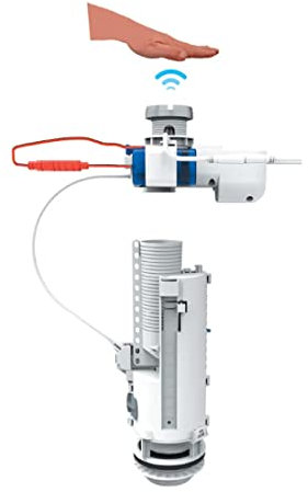 Siamp Optima Auto Dual Flush Contactless Flush Valve10010735 White