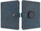 AirTag-Reisepasshülle und Geldbörse aus echtem Leder für Damen und Herren, RFID-blockierend für sicheres Reisen und Dokumentations-Organizer, Blau, Bifold Airtag Reisepasshülle