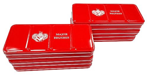 Major Brushes Watercolour Block Tin Set of 24 Colours - 10 Pack
