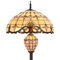 Bieye L30803 Barock-Stehlampe im Tiffany-Stil, Buntglas, doppelt beleuchtet, für die Inneneinrichtung (Crème, 20 Zoll)