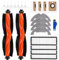 Kit d'accessoires pour Dreame D10 Plus/D10s Plus/L10 Plus/Z10 Pro Aspirateur, Pièces de rechange -2 Brosses Principales, 4 Filtres, 4 Chiffons de vadrouille, 7 Brosses Latérales, 4 Sacs à Poussière