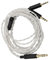 Jectse 3.5mm to Dual 2.5mm Earphone Cable, Silver Plated Copper Sound Wire 1.2m for HE400S, HE‑400I, HE560, HE‑350, HE1000, HE1000 V2, Gold Plated Plug, for Phones, Tablets, Laptops, PCS