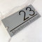 Plaque de numéro de maison en plein air, design suspendu plaque de numéro de maison personnalisée, plaque de nom de rue 3D découpée au laser acrylique moderne (gris et noir)