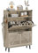 FiveWillowise Shoe Storage Cabinet for Modern Home, Shoe Cabinet with 2 Flip Drawers and Open Shelf, Freestanding Entryway Storage Unit with Adjustable Shelves