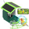 liiyiela Bird Feeder Camera Solar Powered, Smart Bird Feeder AI Identifies 11,000+ Bird's Species, Auto-Capture 2.5K UHD Bird's Video, IP66 Waterproof Outdoor, Ideal Present for Bird Lover (Green)