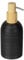 WENKO Seifenspender Mod. Altavalle Badezimmer Zubehör freistehend Polyresin Bambus Design schwarz Natur 0,25 l 7,5 x 18 x 8 cm Badaccessoires