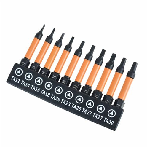 10 Stück Haltbarkeit Schraubendreher Dreikant Bit Präzise für Verschiedene Schrauben für Techniker und Hobbyisten