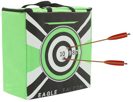 40x20x40 cm Zielscheibe Bogenschießen Schießen Ziel mit Doppelseitiges, Tragbare Bogenschießen Training Ziel mit Griffe, Wiederverwendbare Zielscheibe Pfeilziel für Bogen und Armbrust