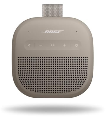 Bose Nouveauté SoundLink Micro (2e gén) Enceinte Portable, Enceinte d’extérieur sans Fil avec Jusqu’à 12h d’autonomie, étanche à l’Eau et étanche à la poussière, Grès